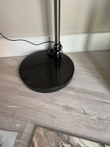 Marble base only into the box for Arc floor lamp
