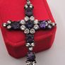 Vintage sterling silver Cross necklace Image 2