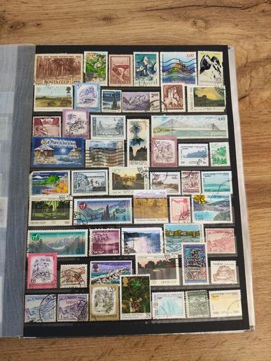 Stamp album collection