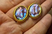 Vintage Purple Lavender Earrings