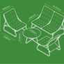 Bosa 2 seater bistro set Image 3