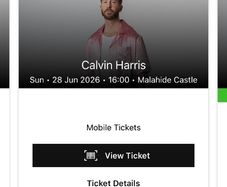calvin harris ticket