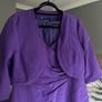 Purple dress with matching balero jacket Image 2