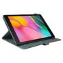For Samsung Galaxy Tab A 8.0 2019 Dual-Color Splicing Horizontal Flip PU Leather Case With Holder & Card Slots Green Image 4