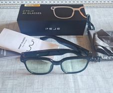 PEJE AI Smart Glasses with Camera, 1080P HD Video Recording, AI Assistant, Translation, Photochromic lenses
