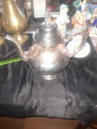 Beautiful Old Silver Plated Teapot, postage available or collection is always welcome
