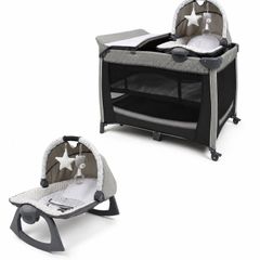 Nested Completo 3-in-1 Travel Cot with Changing Unit & Rocker