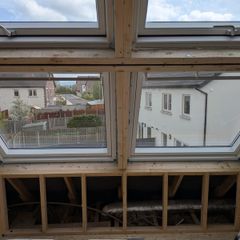 2 Velux Roof windows centre pivot