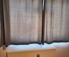 Silver curtains 66 in x 54 in