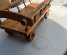 Vintage pull along wooden toy