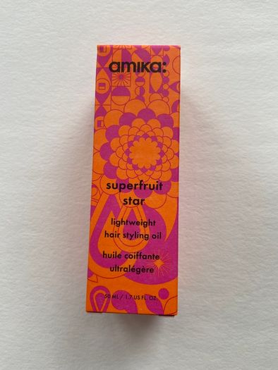 Amika superfruit star lightweight hair styling oil 50 ml