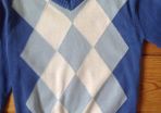 Age 3-4 Blue Argyle Jumper