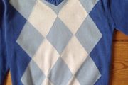 Age 3-4 Blue Argyle Jumper