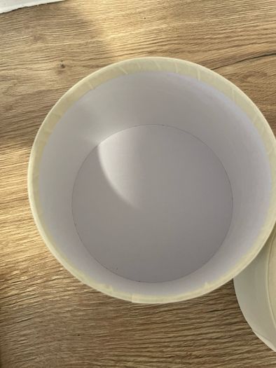 Cream Hat boxes