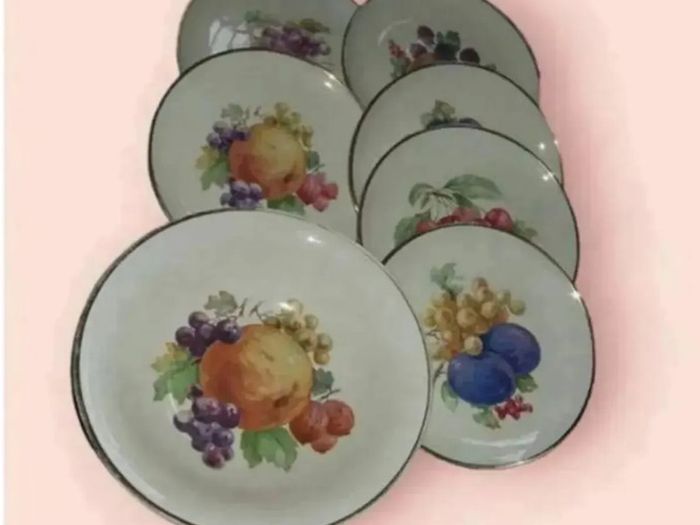 Vintage Serving Bowl Set 22ct Trimmed