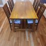 Beautiful Laura Ashley Butcher Style Table and 6 Chairs Image 2