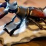 Spectacular rare porcelain large Angler bug Image 2