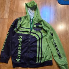 Kawasaki zip up Tshirt hoodie