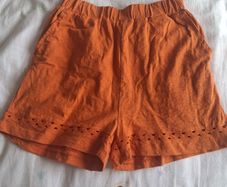 Next orange shorts size UK6 EU 34