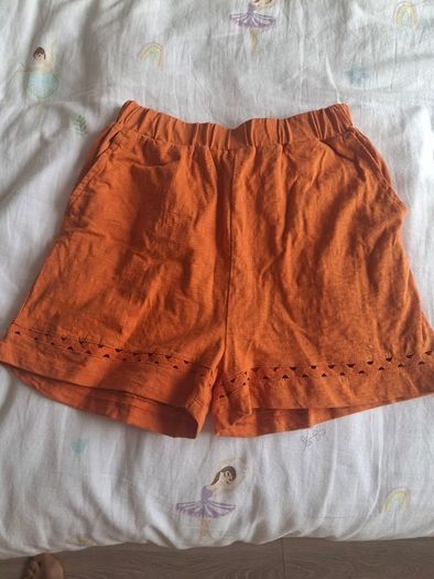 Next orange shorts size UK6 EU 34
