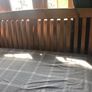Kingsize solid oak sleigh bedframe Image 4