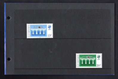 1984 Guernsey Europa (CEPT 125th Anniversary Logo) Commemorative Stamp Presentation Pack
