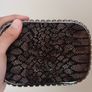 Axel Clutch Bag - Metal Frame with Shoulder Chain Image 2