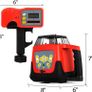 Professional Red Rotating Laser Max Working Range  500m Line Laser 360 Degree Laser Altimeter Water and Dustproof Outdoor Working Image 2