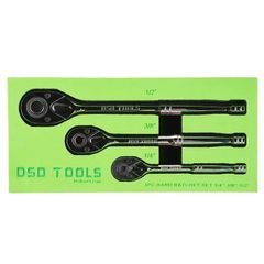 DSD TOOLS 3pc Hand Ratchet Set