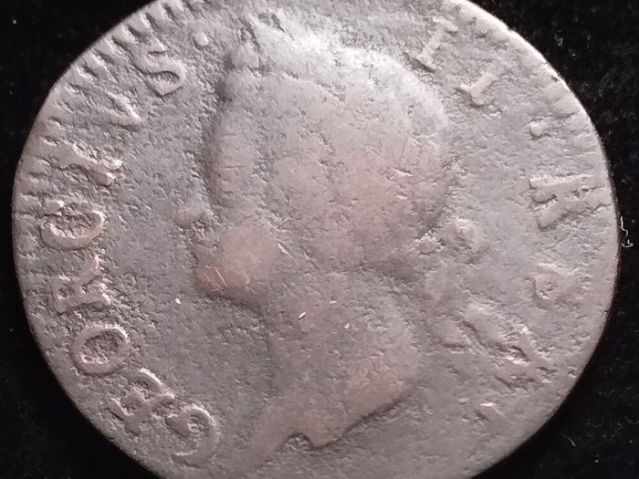 #777 - Hibernia - Ireland - 1750 - Half Penny
