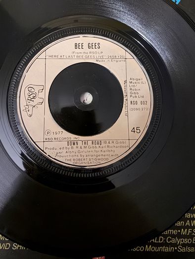 Bee Gees Night Fever 1978 UK 7inch Vinyl with Picture Sleeve