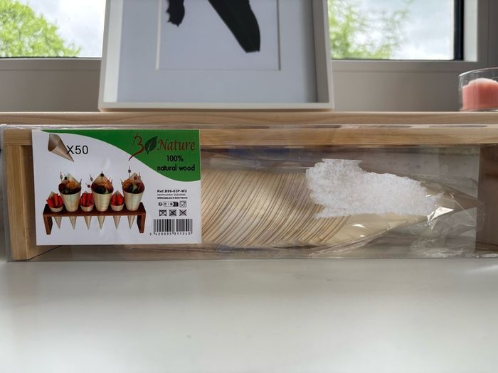 Wooden Cone Holder