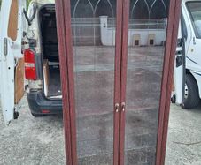 Two door display cabinet