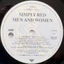 Simply Red - Men and Women. Very rare Yugoslavian pressing. Plays like brand new. With cover in nice condition and printed inner sleeve. Exotic and collectable release for little money. Image 2