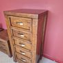 5 Drawer Hardwood Tallboy Image 2