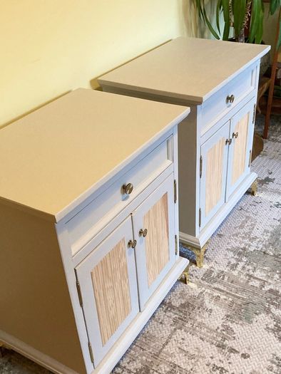 Pair of bedside lockers