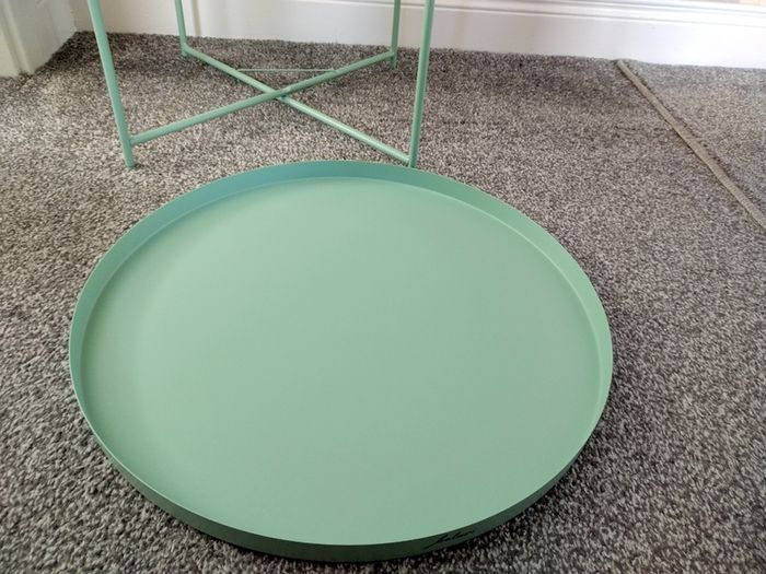Mint Green Side Table/ Plant Stand