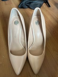 River island nude leather stilettos