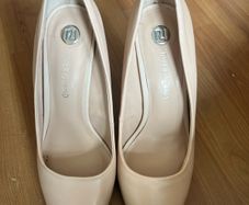 River island nude leather stilettos