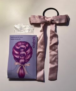 Claires Knot Braid and Bow Set