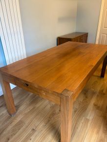 Dining table and matching side board