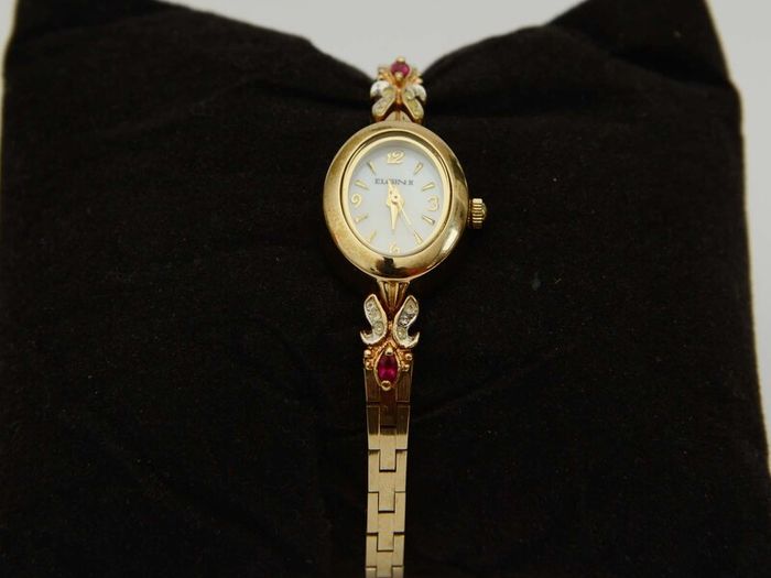 Ladies Elgin II gold Quartz watch
