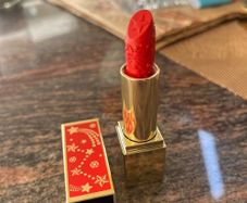 Estee Lauder Limited edition red lipstick starlet red with star design