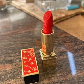 Estee Lauder Limited edition red lipstick starlet red with star design