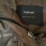 Khaki puffer jacket, fur-lined hood (like new) 10-12 Image 4