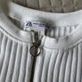 Zara White Ribbed Zip Cropped Top XS/S Image 3