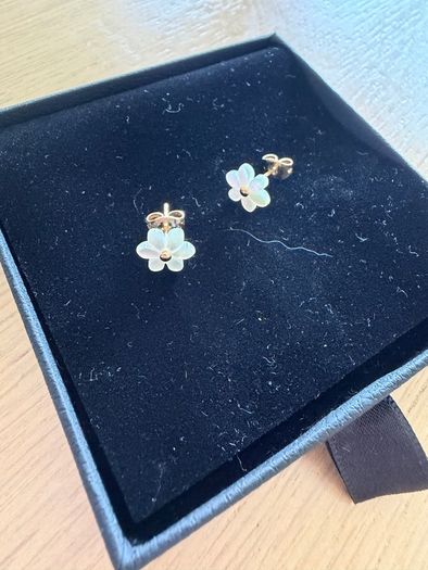 plated gold earrings