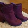 Burgundy Ankle Boots  Size 5 Image 5