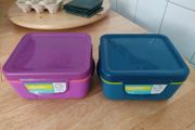 Two Sturdy Insulated Lunch Boxes - Dishwasher Safe - Leakproof - price is for both