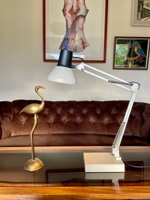 Rare Vintage Luxo Twin 2 Architects Lamp